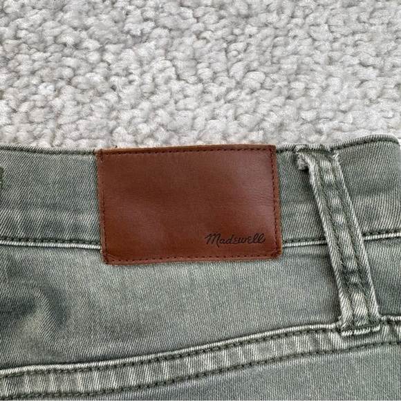MADEWELL 9" High Rise Skinny Jeans: Garment-Dyed Button-Front stretchy soft 27 - Picture 10 of 13